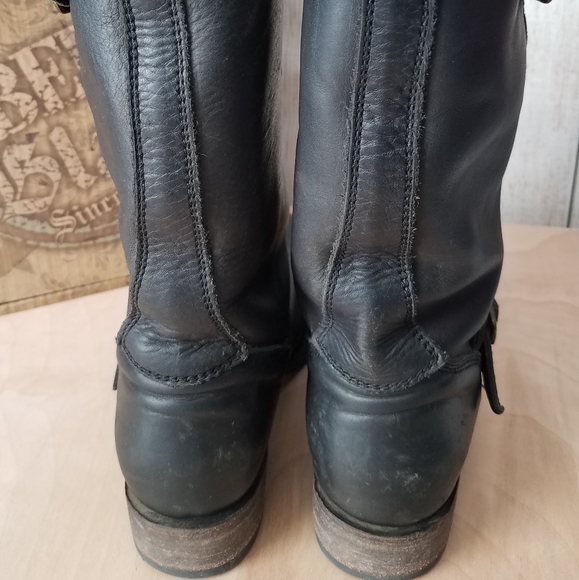 Liberty Black Leather Boots - Picture 13 of 14
